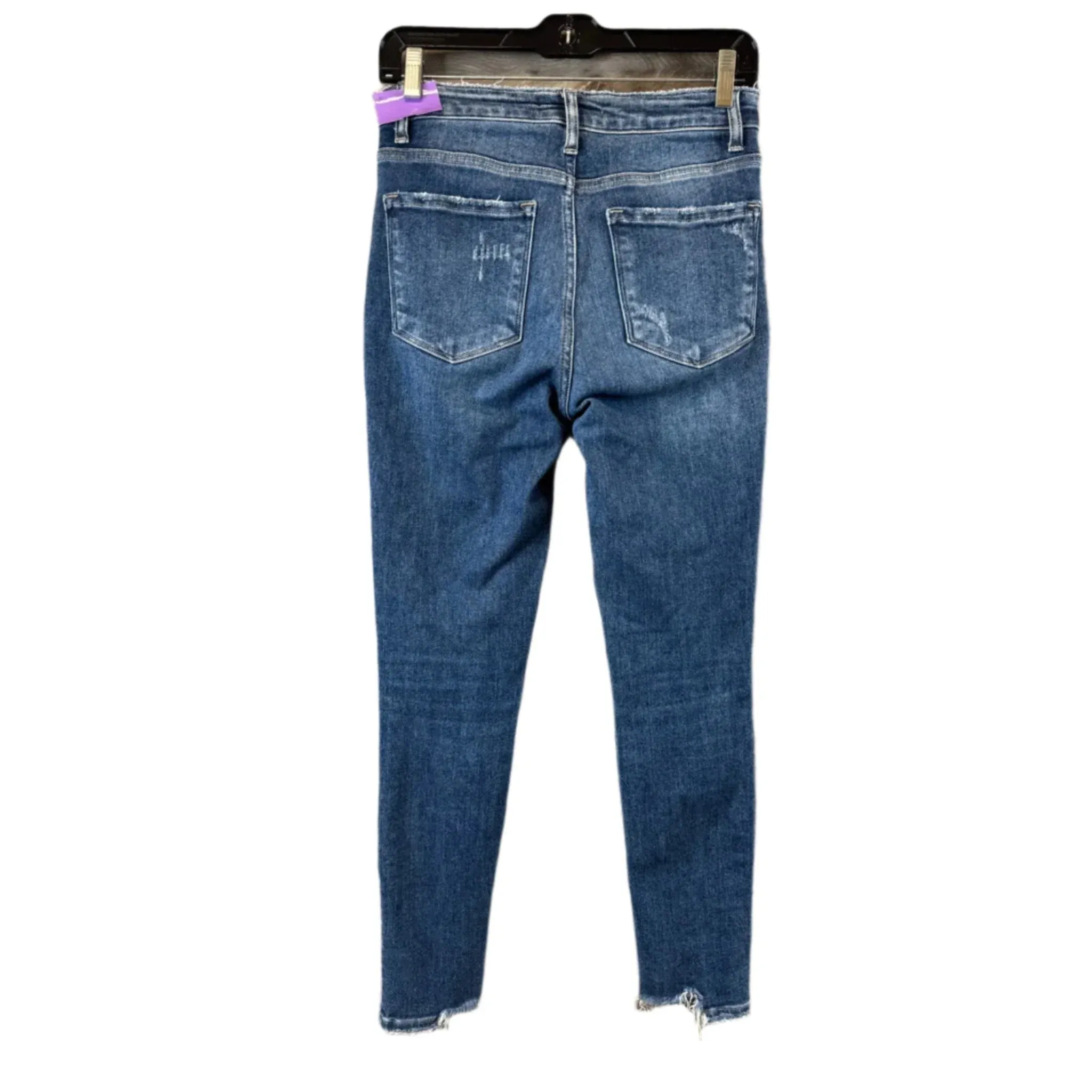 Jeans Skinny By Flying Monkey In Blue Denim. Size: 4