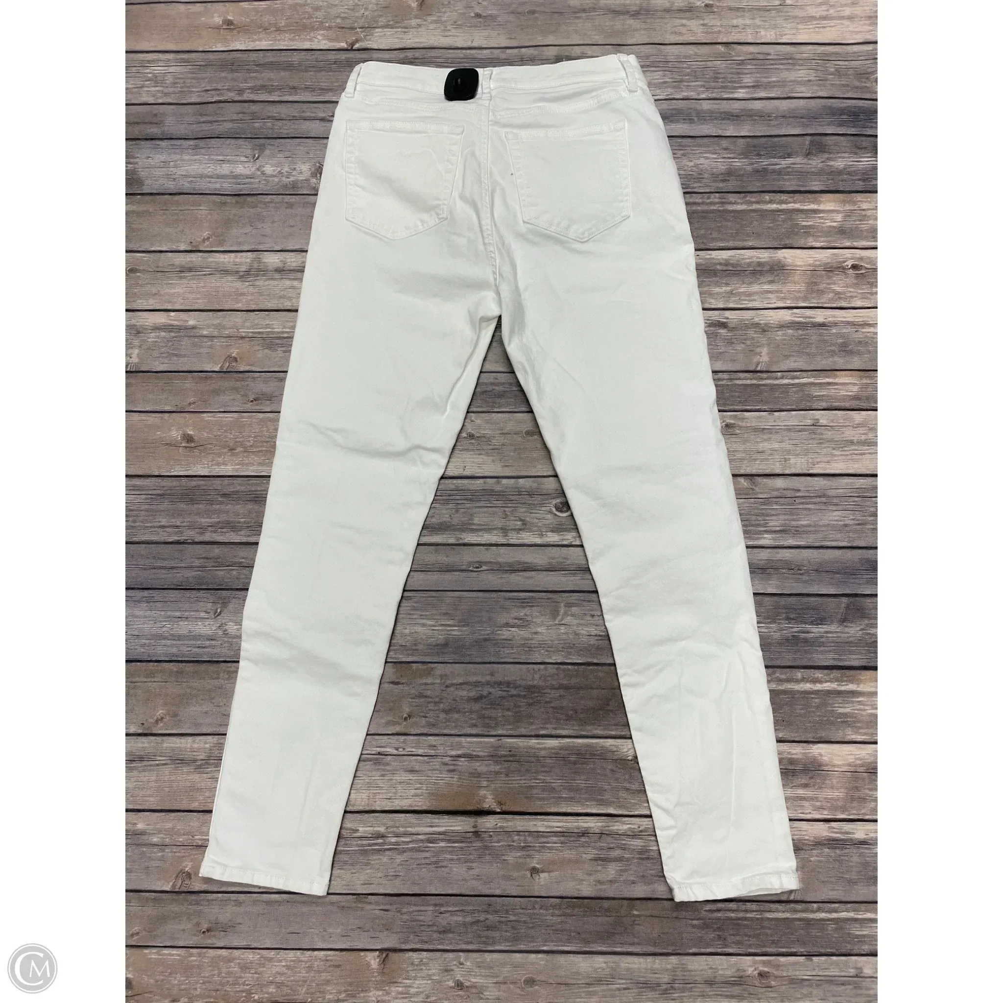 Jeans Skinny By Loft In White Denim. Size: 4