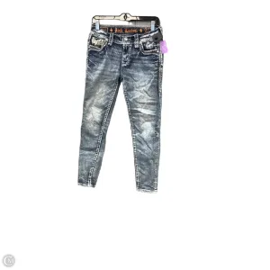 Jeans Skinny By Rock Revival In Blue Denim. Size: 4