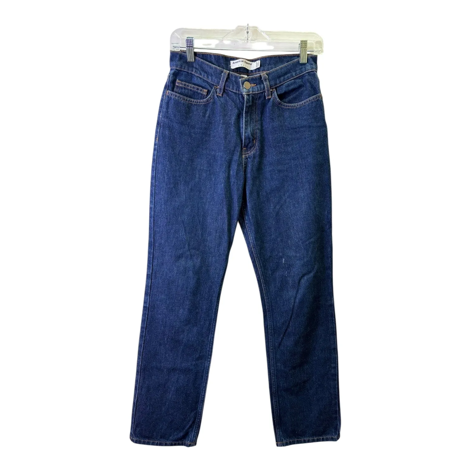 Jeans Straight By American Apparel In Blue Denim. Size:2