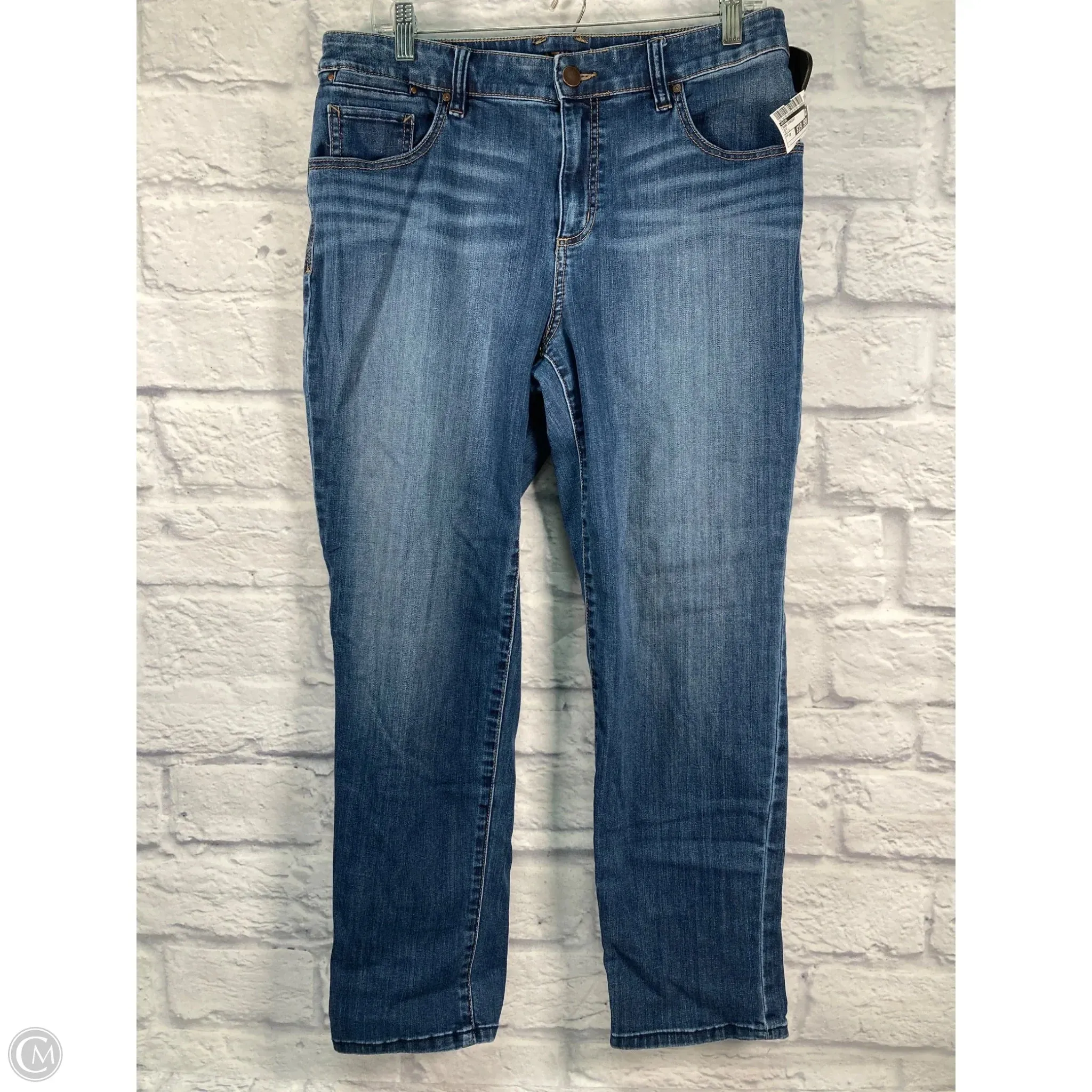 Jeans Straight By Chicos In Blue. Size: 10