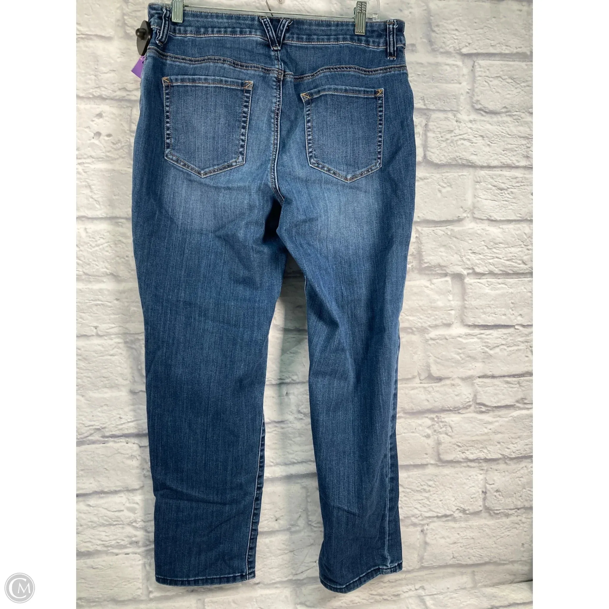 Jeans Straight By Chicos In Blue. Size: 10