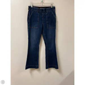 Jeans Straight By Clothes Mentor In Blue Denim. Size: 10p