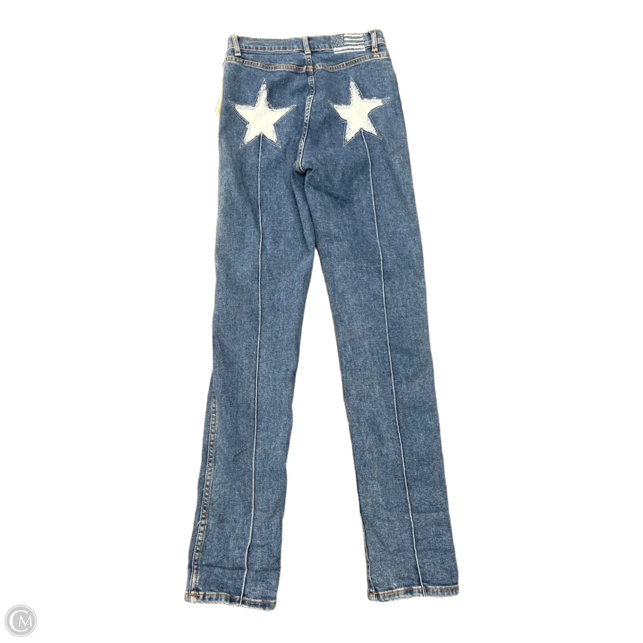 Jeans Straight By Cmb In Blue Denim. Size: 4