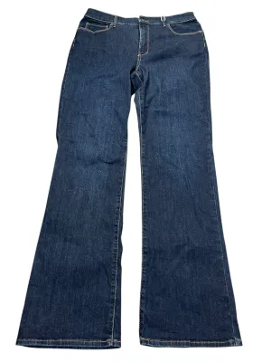 Jeans Straight By Eddie Bauer In Blue Denim. Size:16