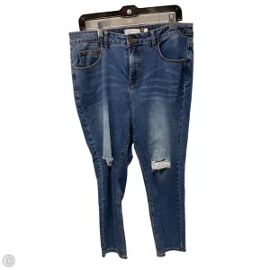 Jeans Straight By Gibson And Latimer In Blue. Size: 12