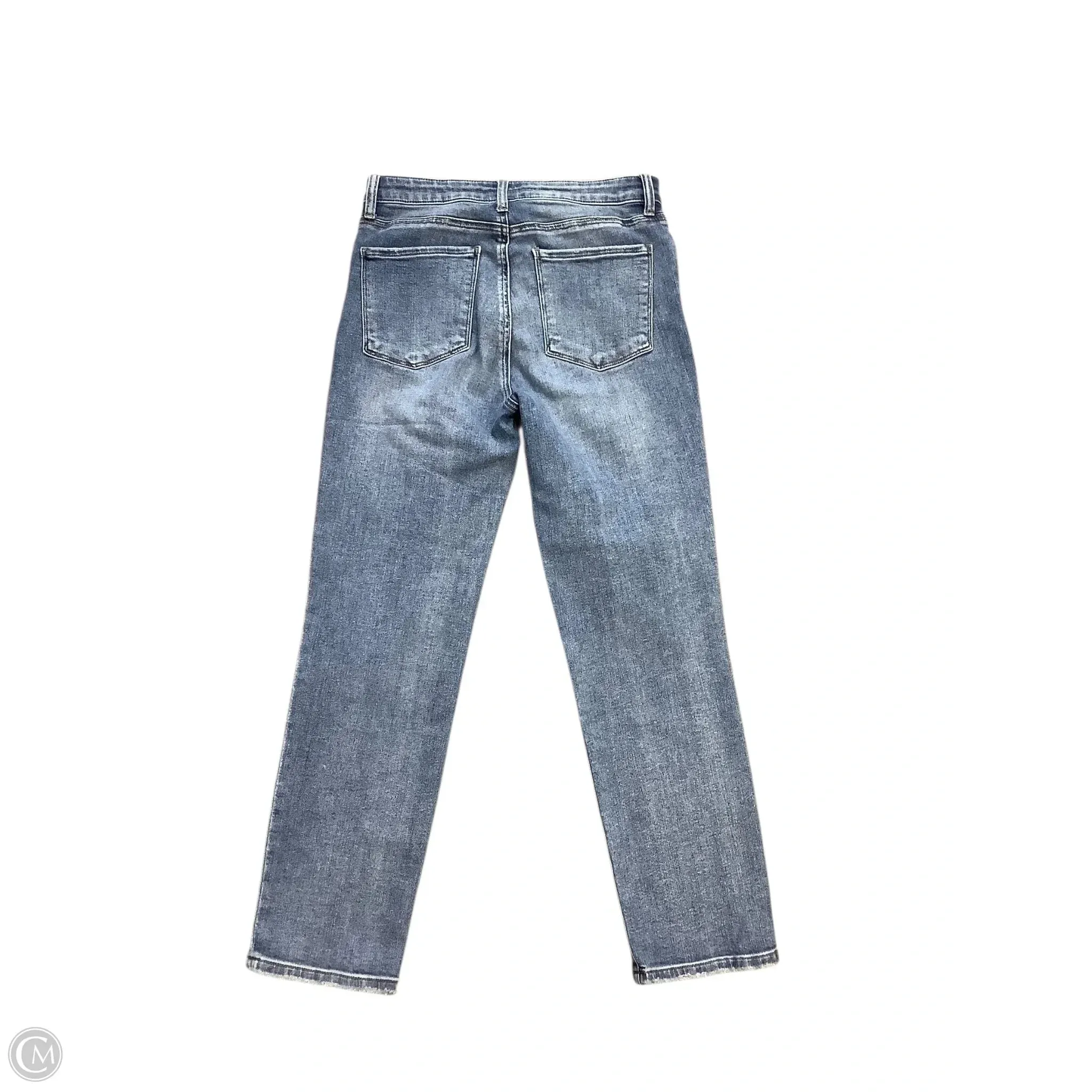 Jeans Straight By Kut In Blue Denim. Size: 6