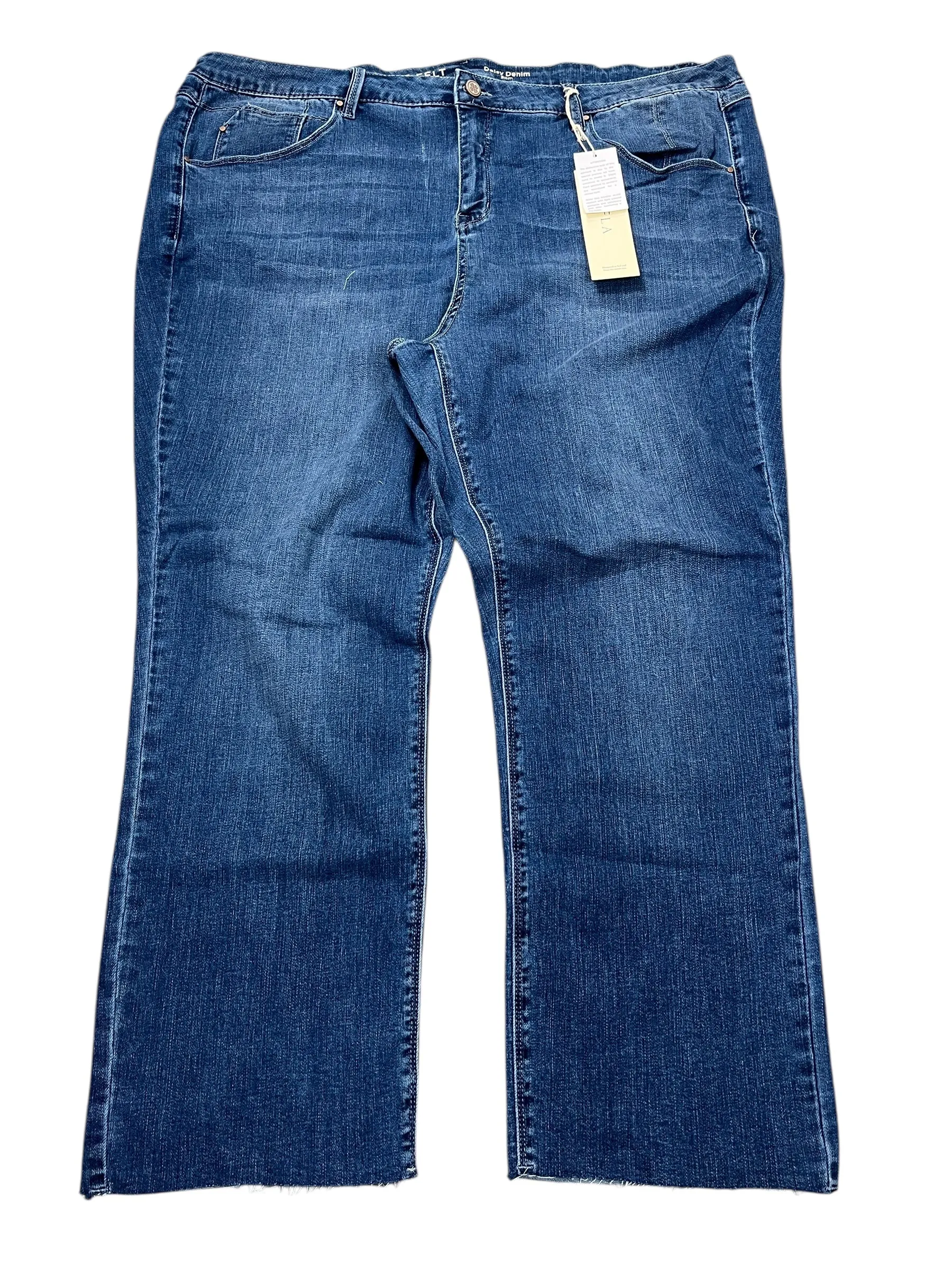 Jeans Straight By Laurie Felt In Blue Denim. Size:26