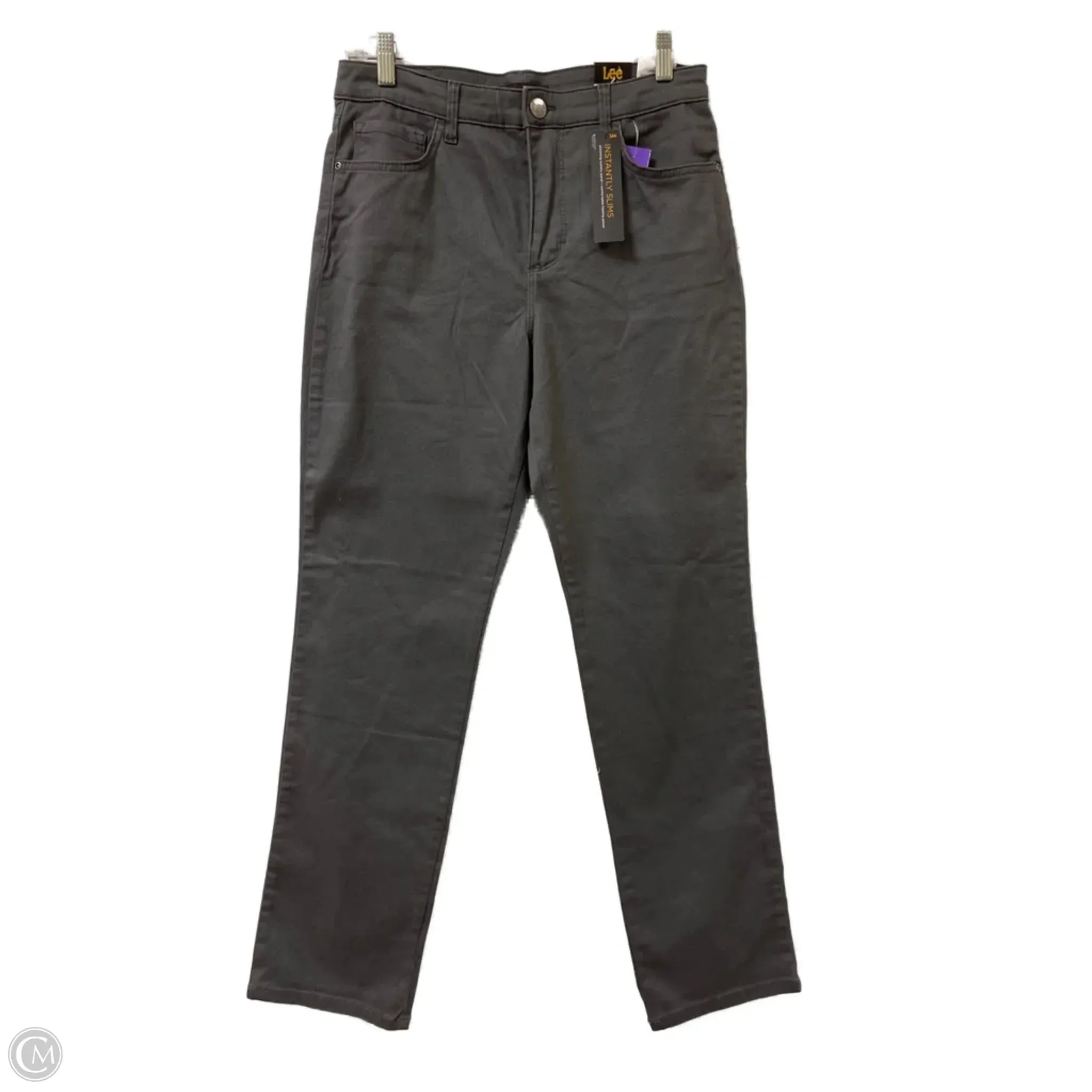 Jeans Straight By Lee In Grey. Size: 10