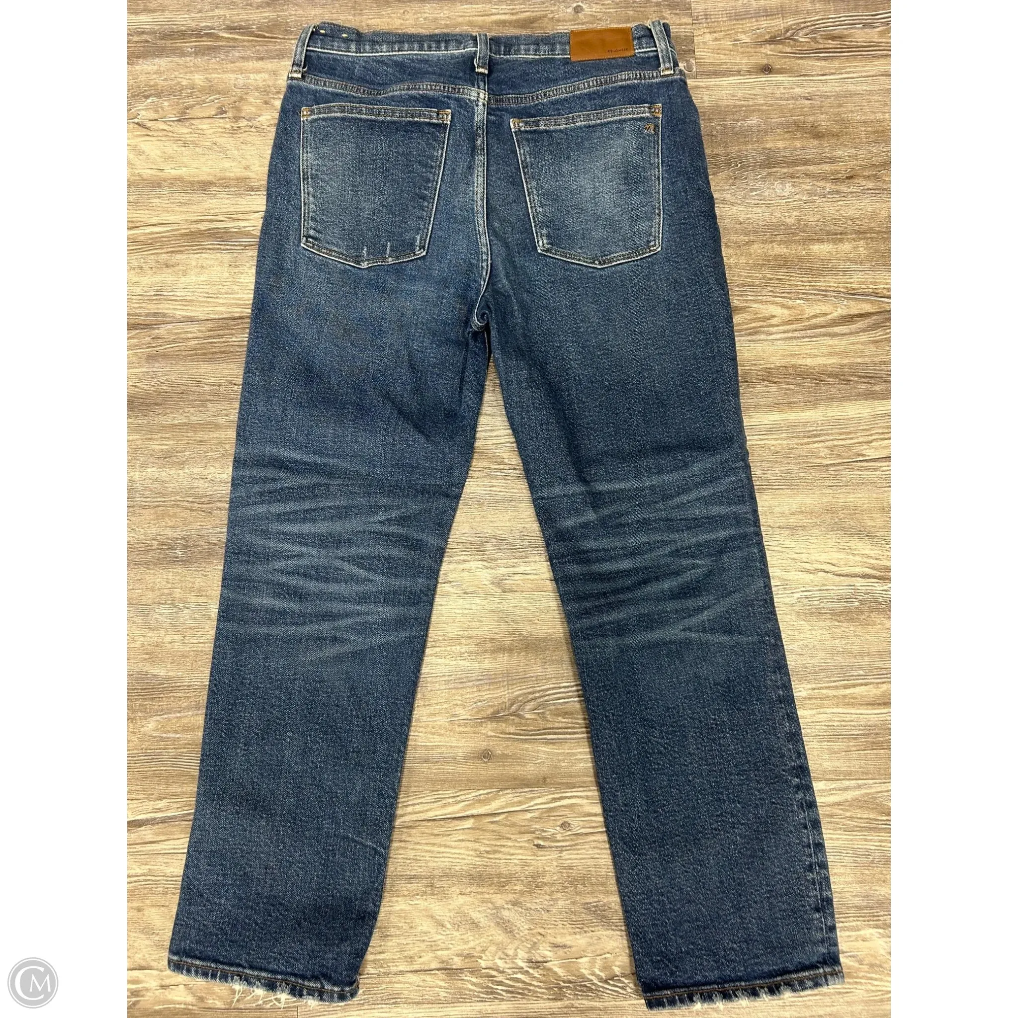 Jeans Straight By Madewell In Blue Denim. Size: 8