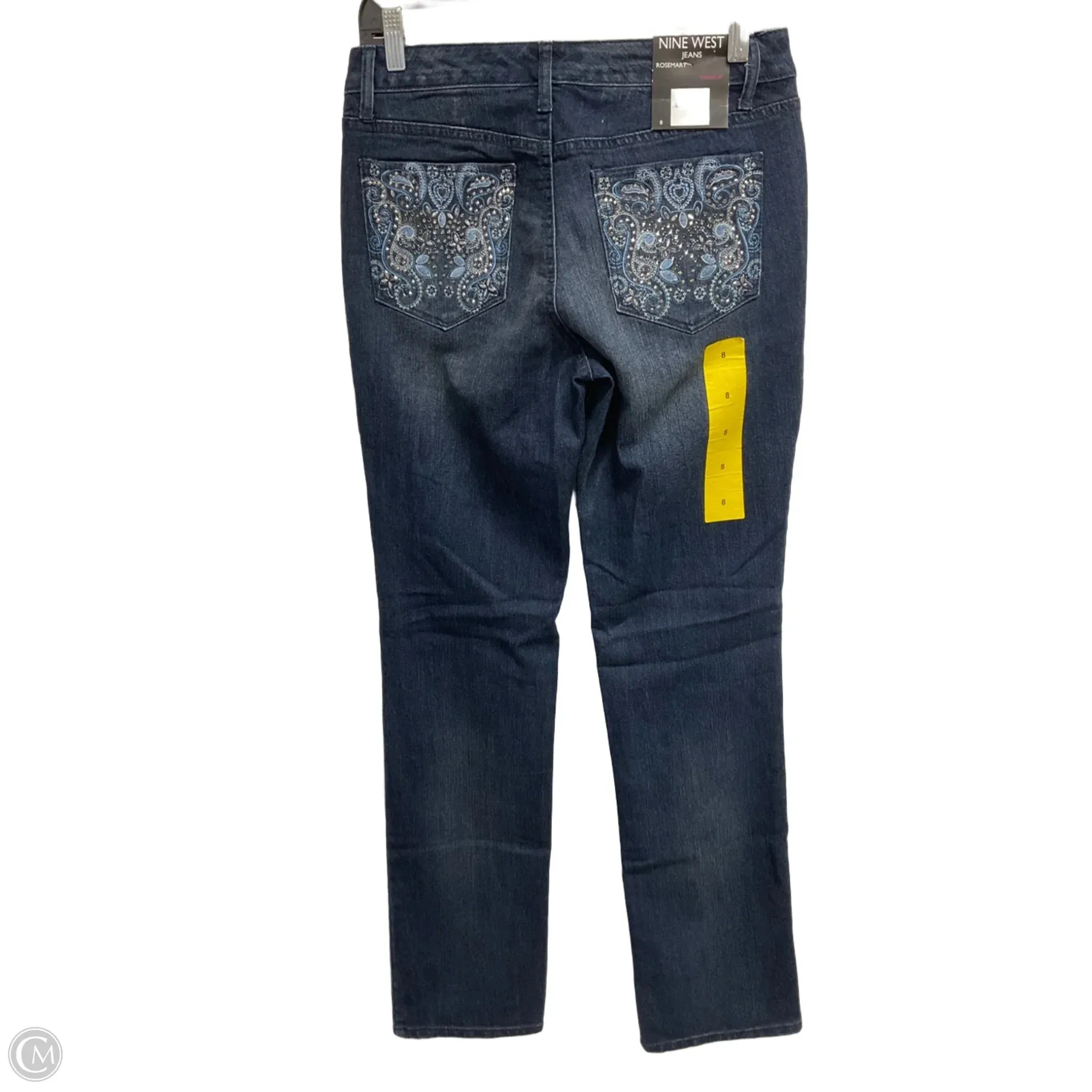 Jeans Straight By Nine West In Blue. Size: 8