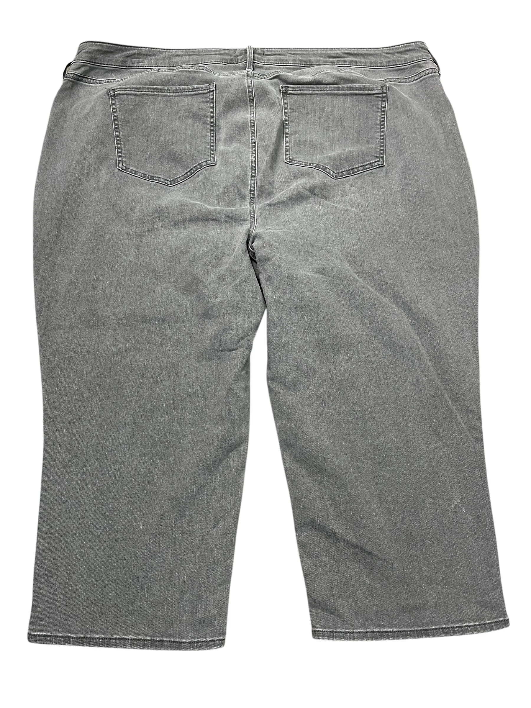Jeans Straight By NYDJ In Grey. Size:24