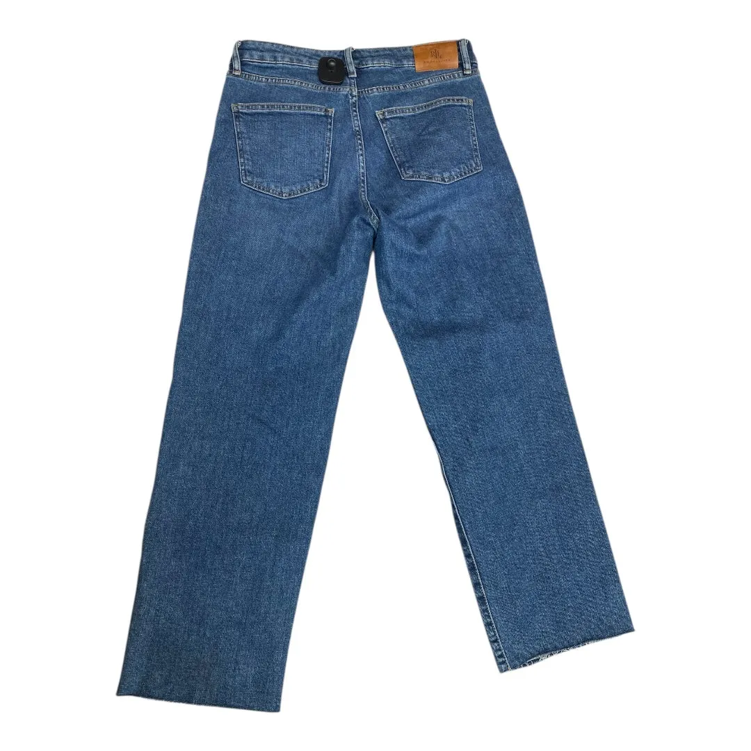 Jeans Straight By Ralph Lauren In Blue Denim. Size:4