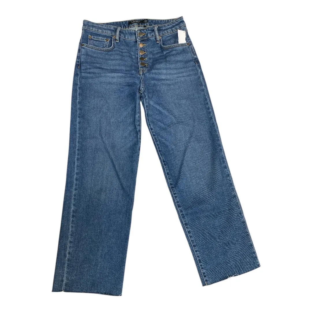 Jeans Straight By Ralph Lauren In Blue Denim. Size:4