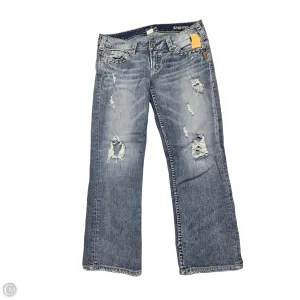 Jeans Straight By Silver In Blue Denim. Size: 8