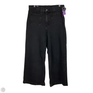Jeans Wide Leg By Gap In Black. Size: 8