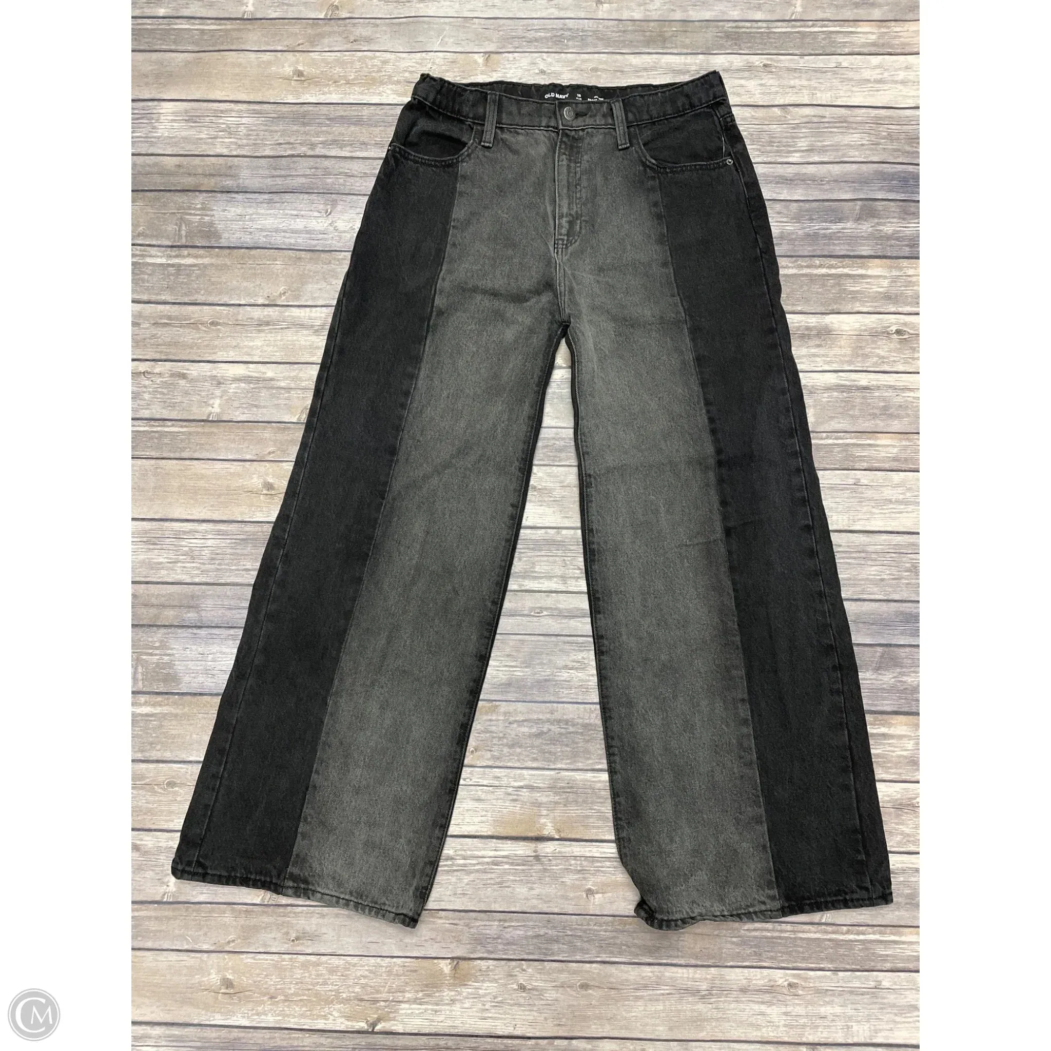 Jeans Wide Leg By Old Navy In Black Denim. Size: 18