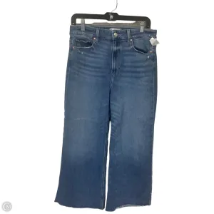 Jeans Wide Leg By Paige In Blue Denim. Size: 10