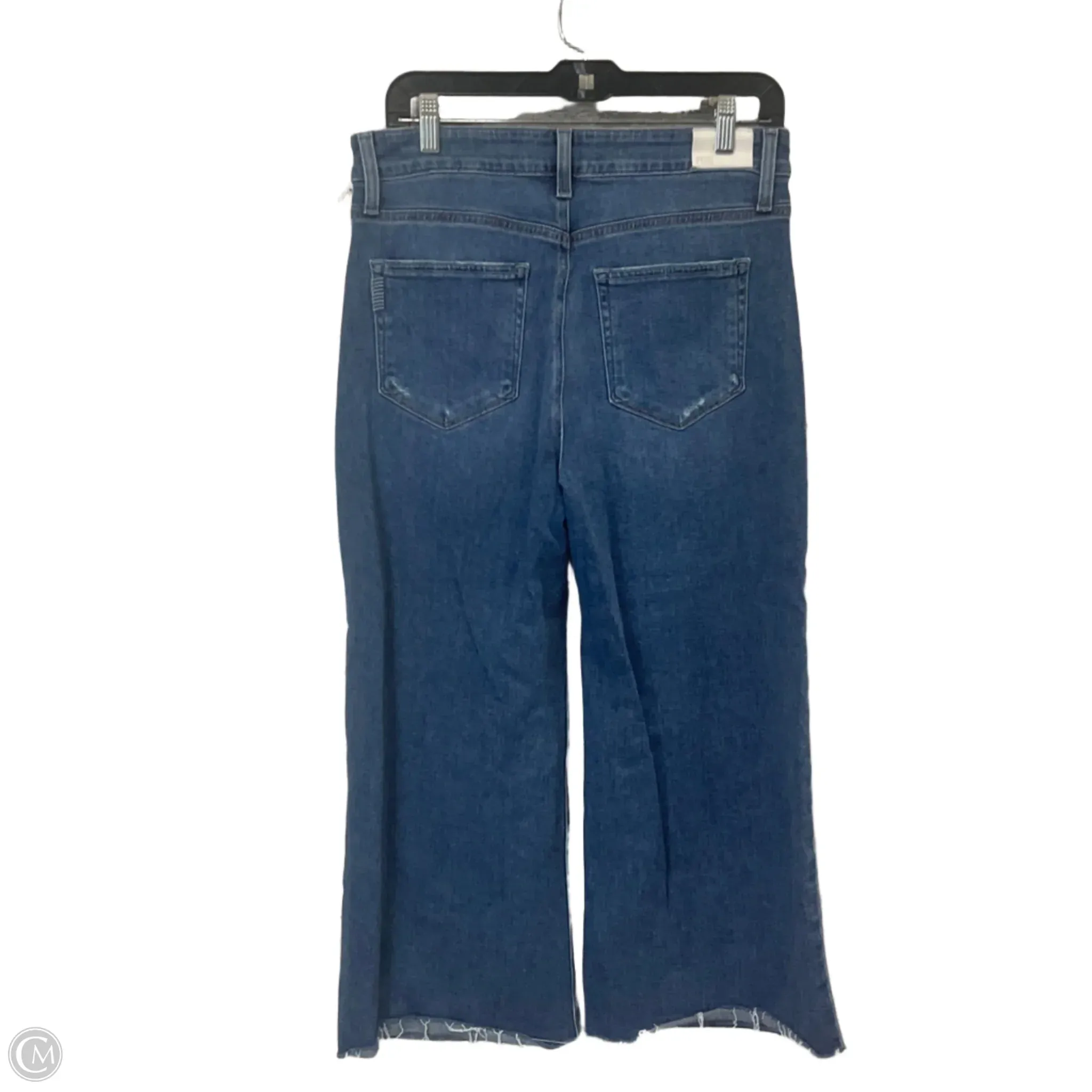 Jeans Wide Leg By Paige In Blue Denim. Size: 10