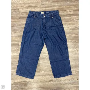 Jeans Wide Leg By Pilcro In Blue Denim. Size: 14