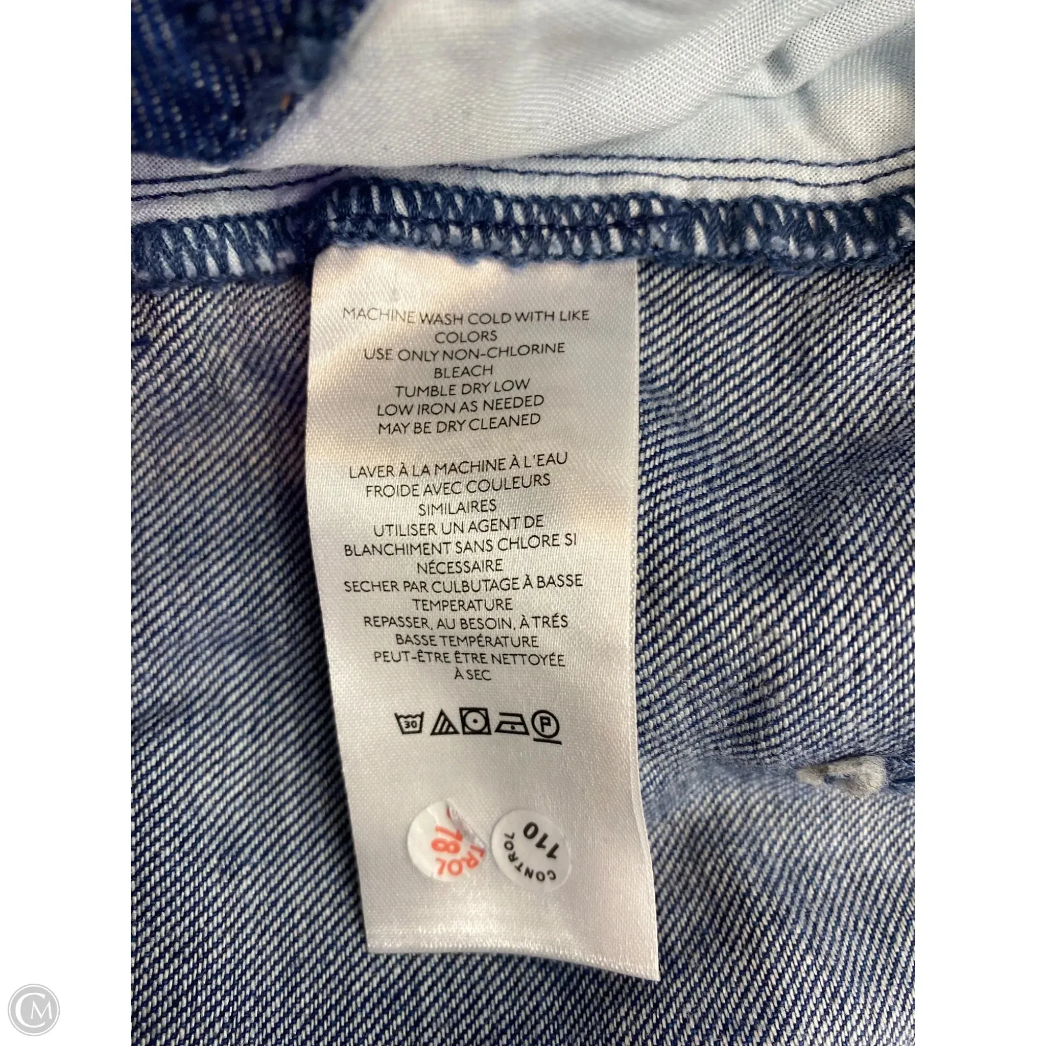 Jeans Wide Leg By Pilcro In Blue Denim. Size: 14