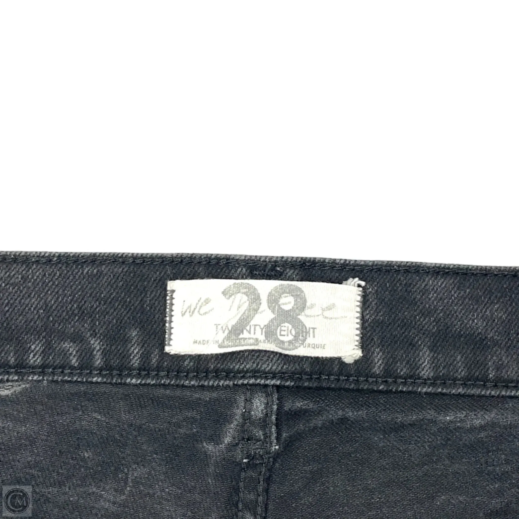 Jeans Wide Leg By We The Free In Black Denim. Size: 6