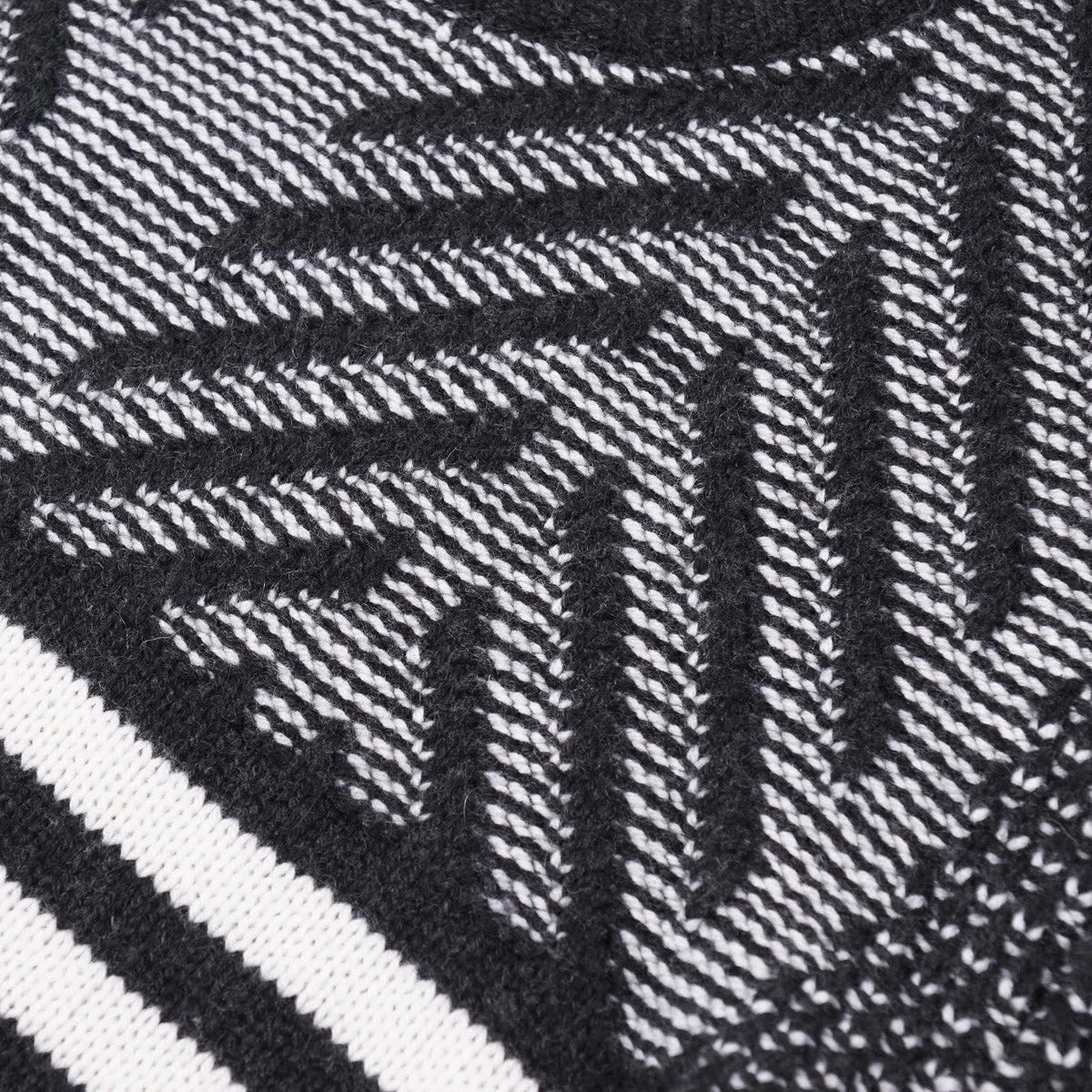 Kiton Patterned Knit Cashmere Sweater
