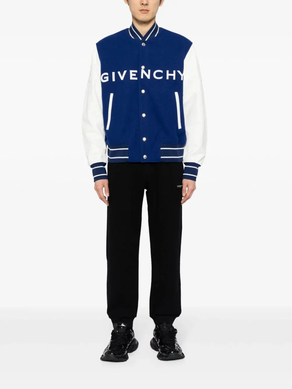 Logo-Appliqu Elasticated-Waist Track Pants