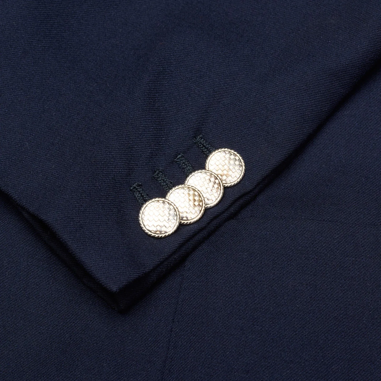 LORO PIANA Navy Blue Baby Cashmere Unlined Voyager Blazer Jacket US 40 M