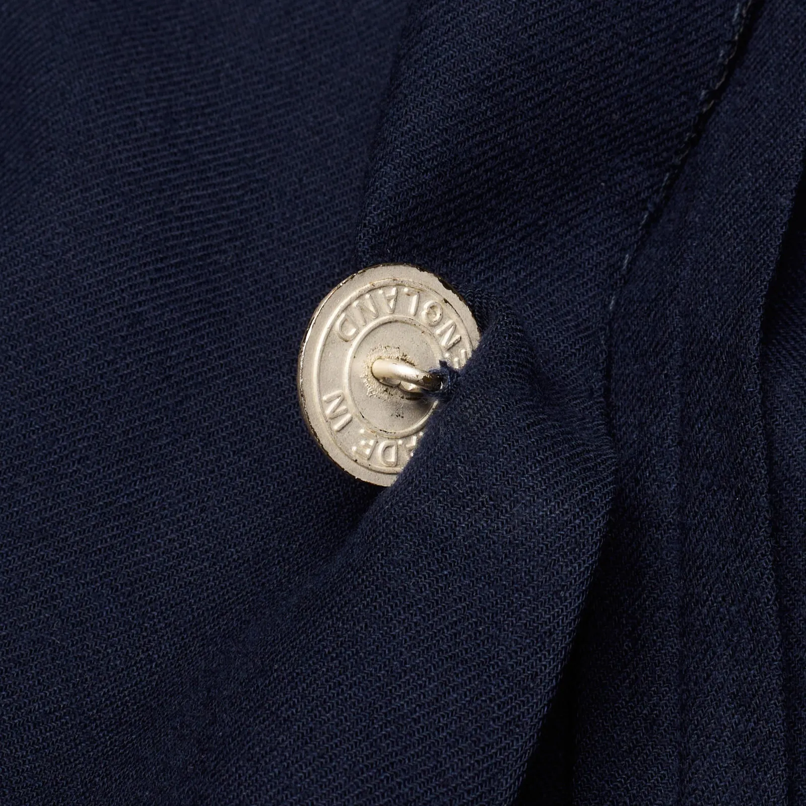 LORO PIANA Navy Blue Baby Cashmere Unlined Voyager Blazer Jacket US 40 M