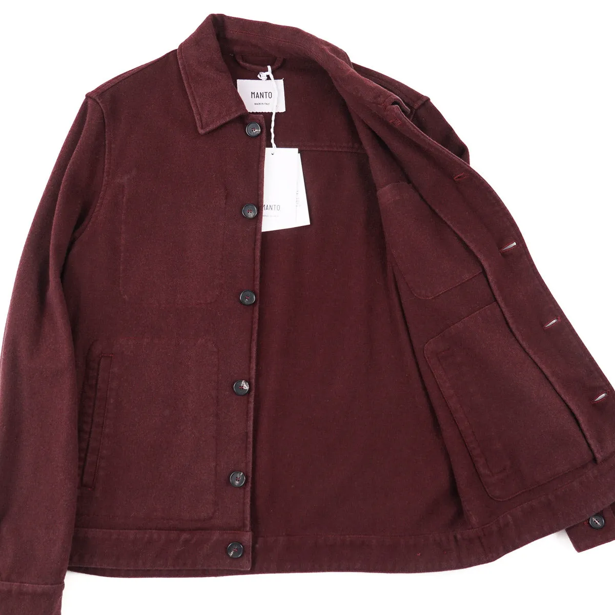 Manto Garment-Washed Cashmere Jacket
