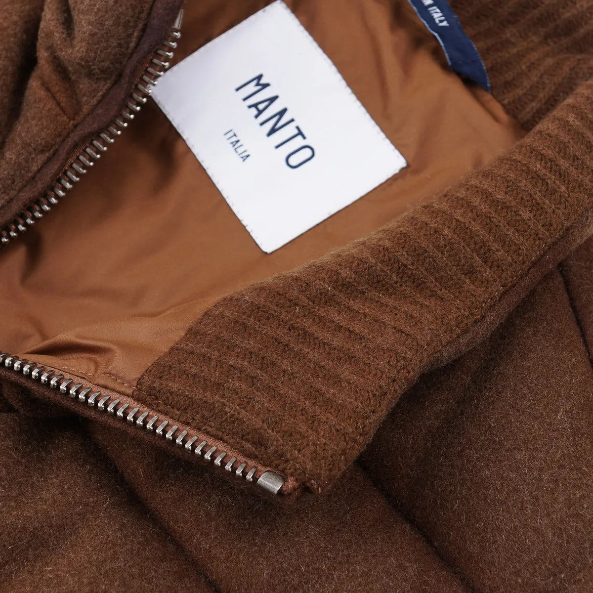 Manto Quilted Cashmere Puffer Vest
