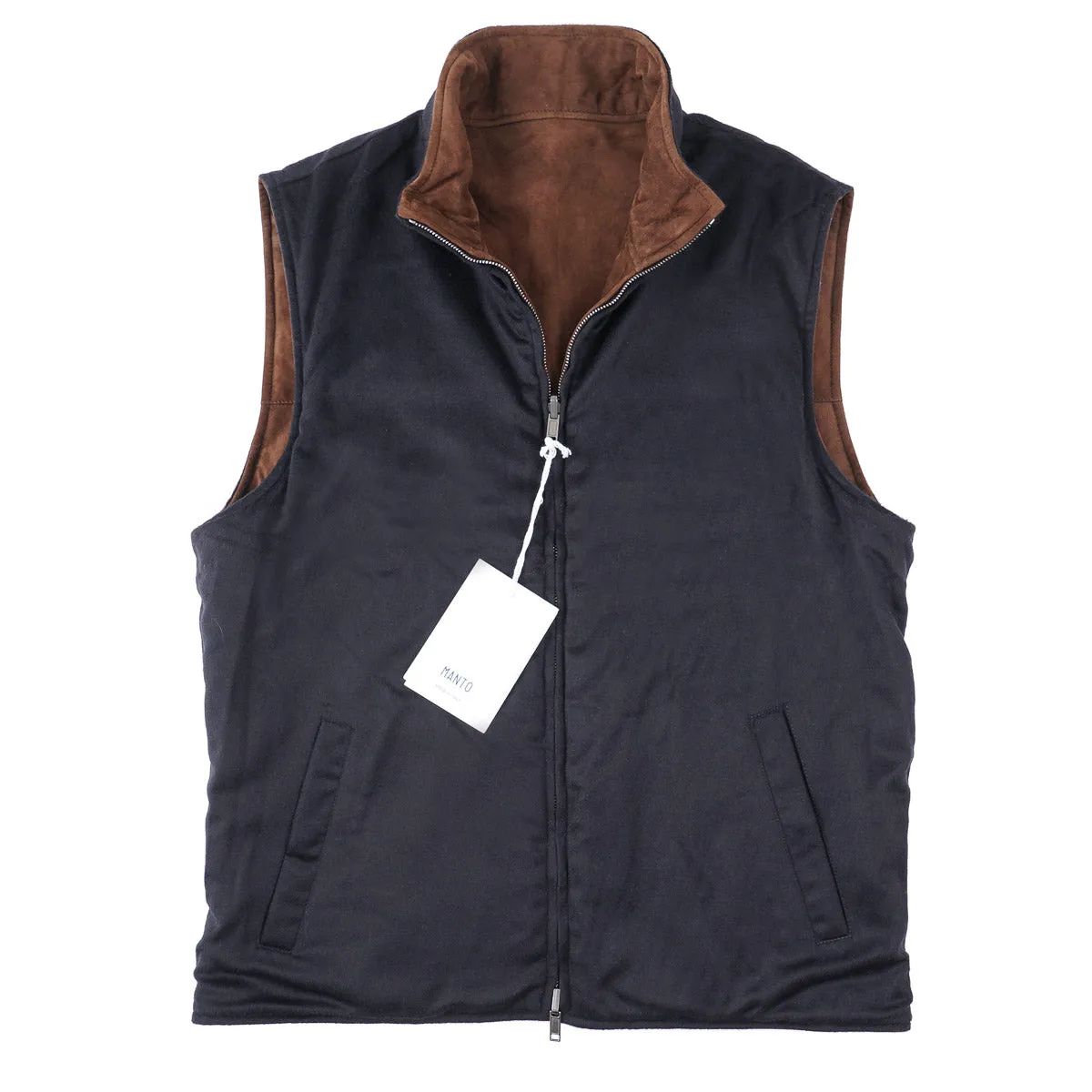 Manto Reversible Lambskin Suede Vest