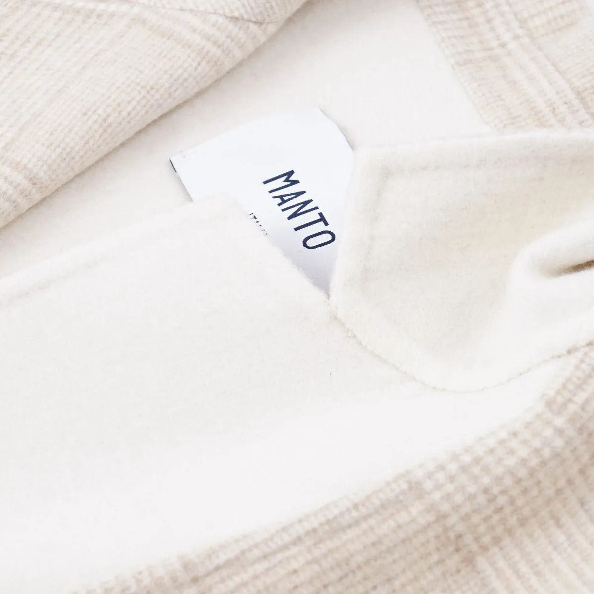 Manto Unlined Pure Cashmere Overcoat