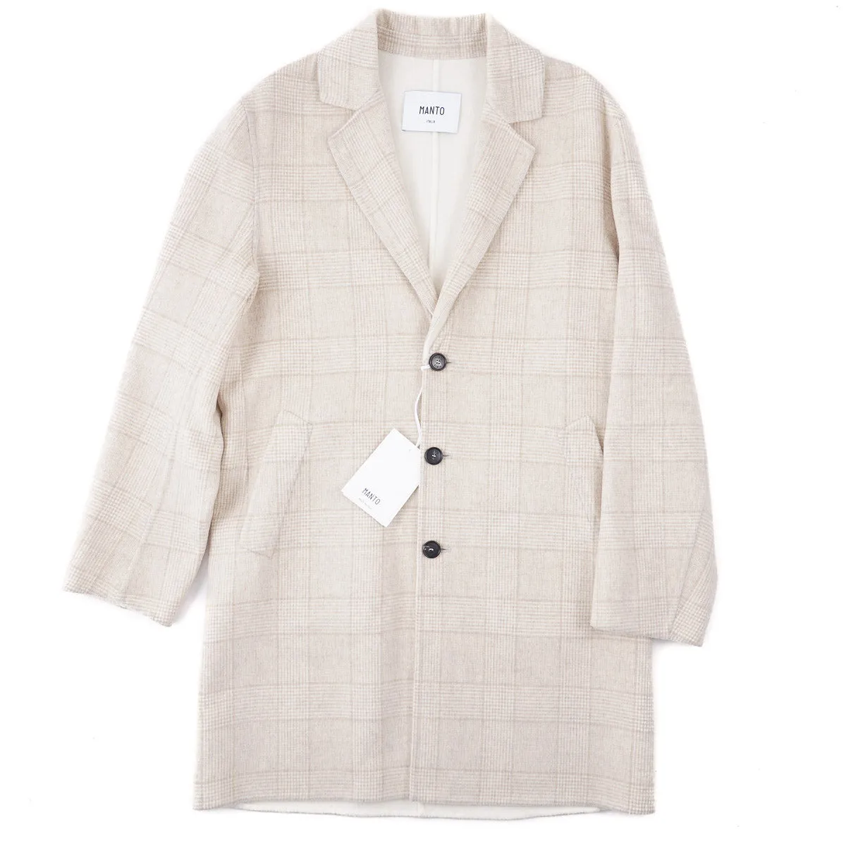 Manto Unlined Pure Cashmere Overcoat