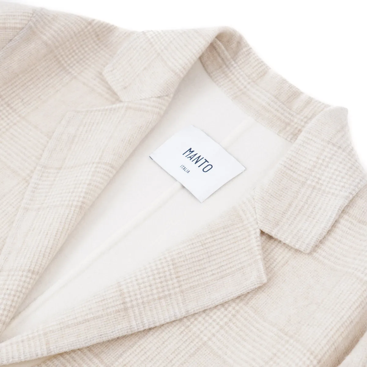 Manto Unlined Pure Cashmere Overcoat