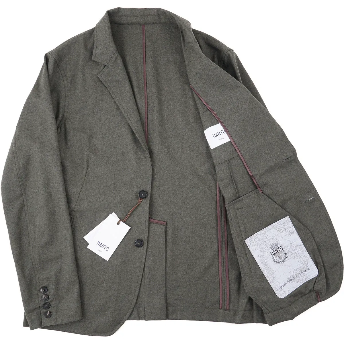 Manto Unstructured Light Cashmere Blazer