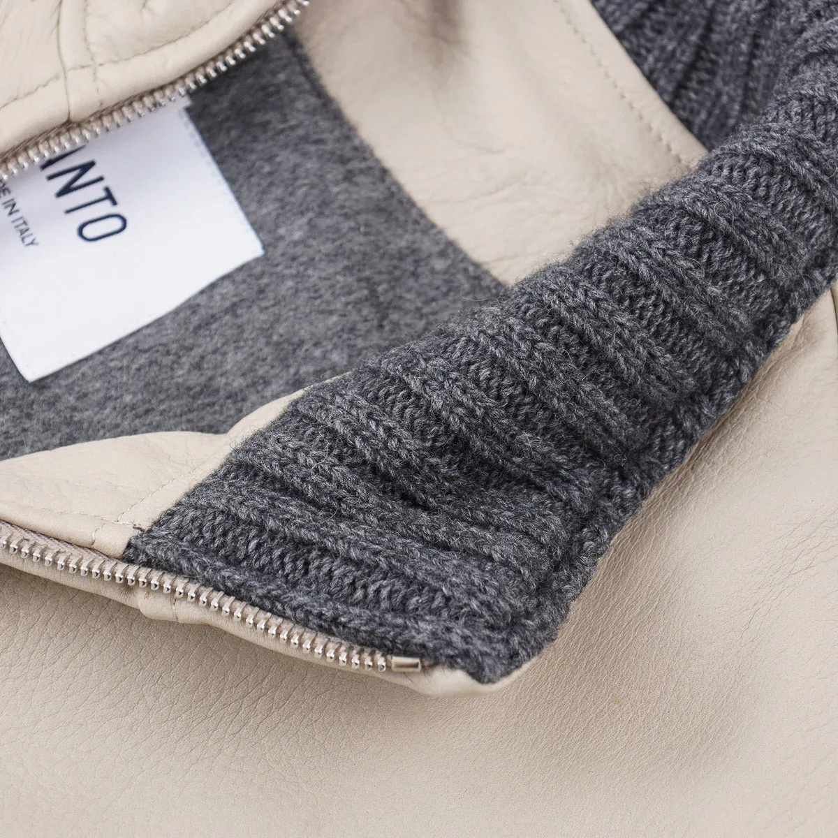 Manto Wool-Lined Deerskin Leather Vest