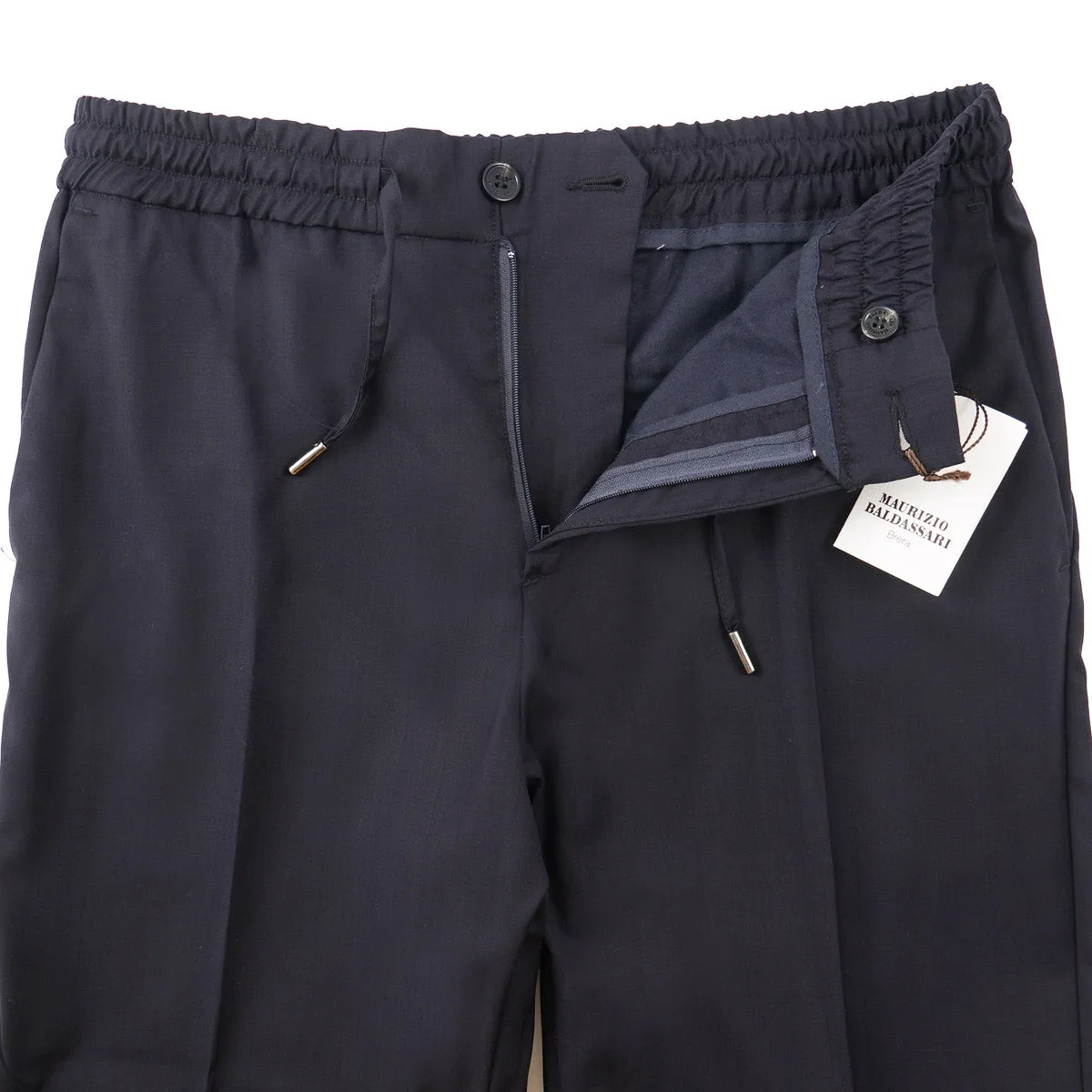 Maurizio Baldassari Lightweight Wool Jogger Pants
