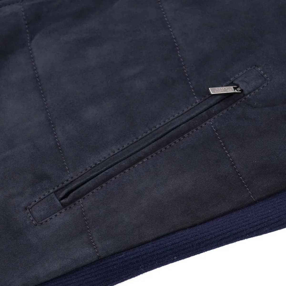 Maurizio Baldassari Wool-Lined Suede Vest
