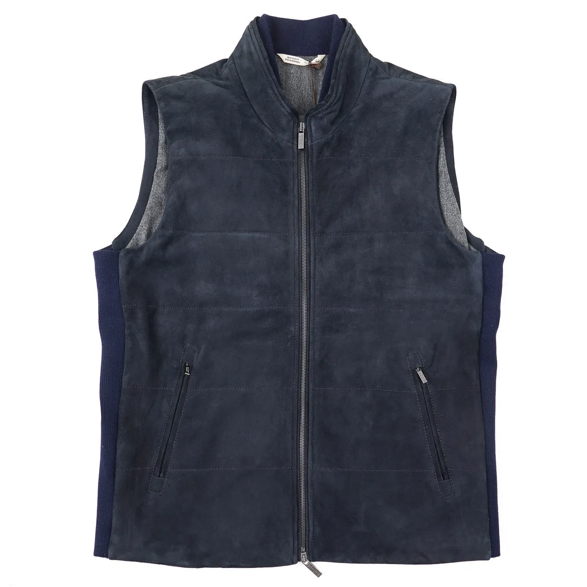 Maurizio Baldassari Wool-Lined Suede Vest