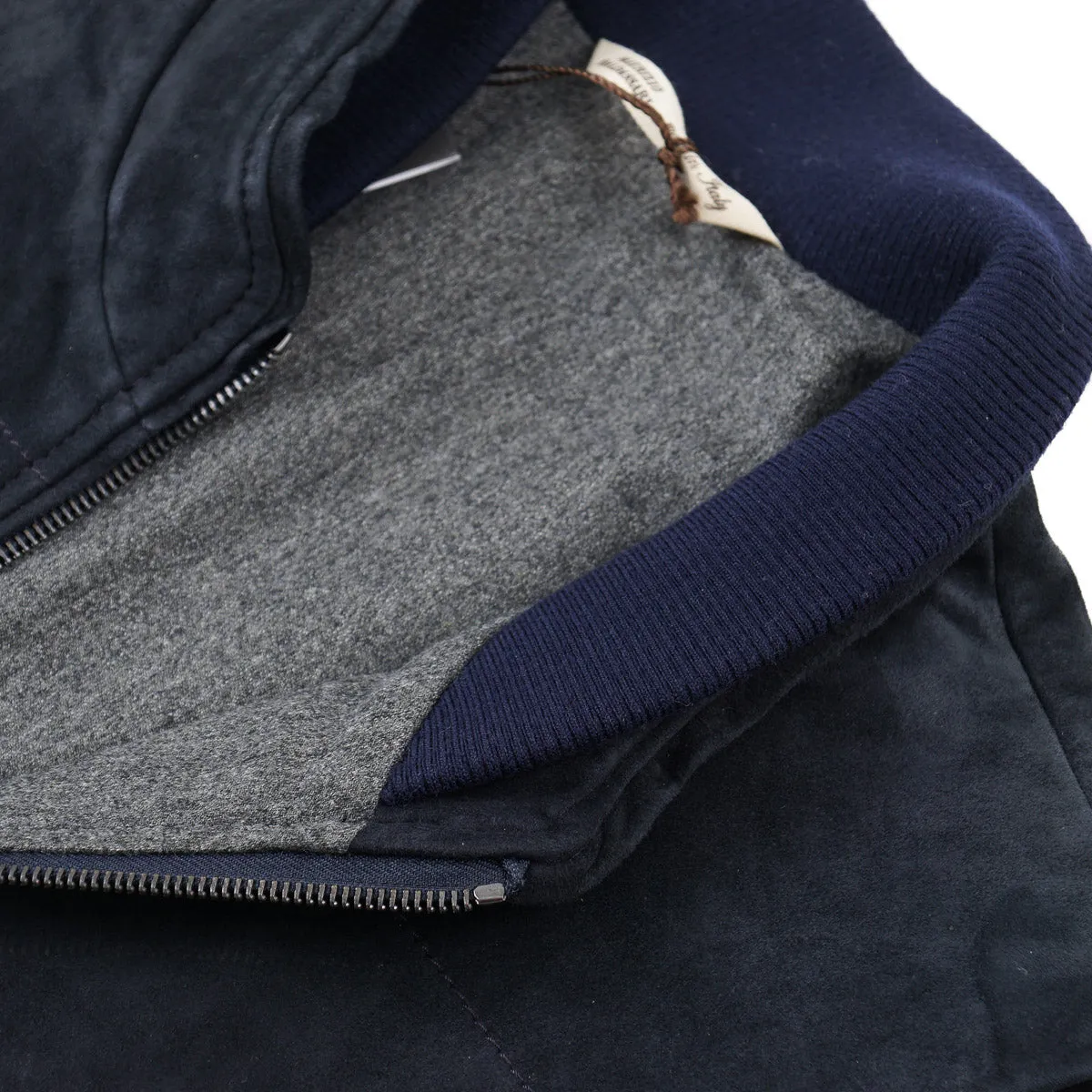 Maurizio Baldassari Wool-Lined Suede Vest