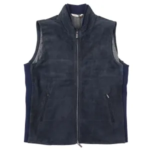 Maurizio Baldassari Wool-Lined Suede Vest
