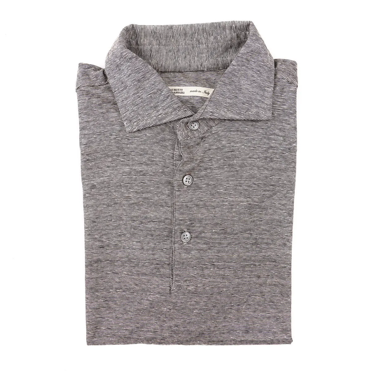 Maurizio Baldassari Wool-Linen Polo