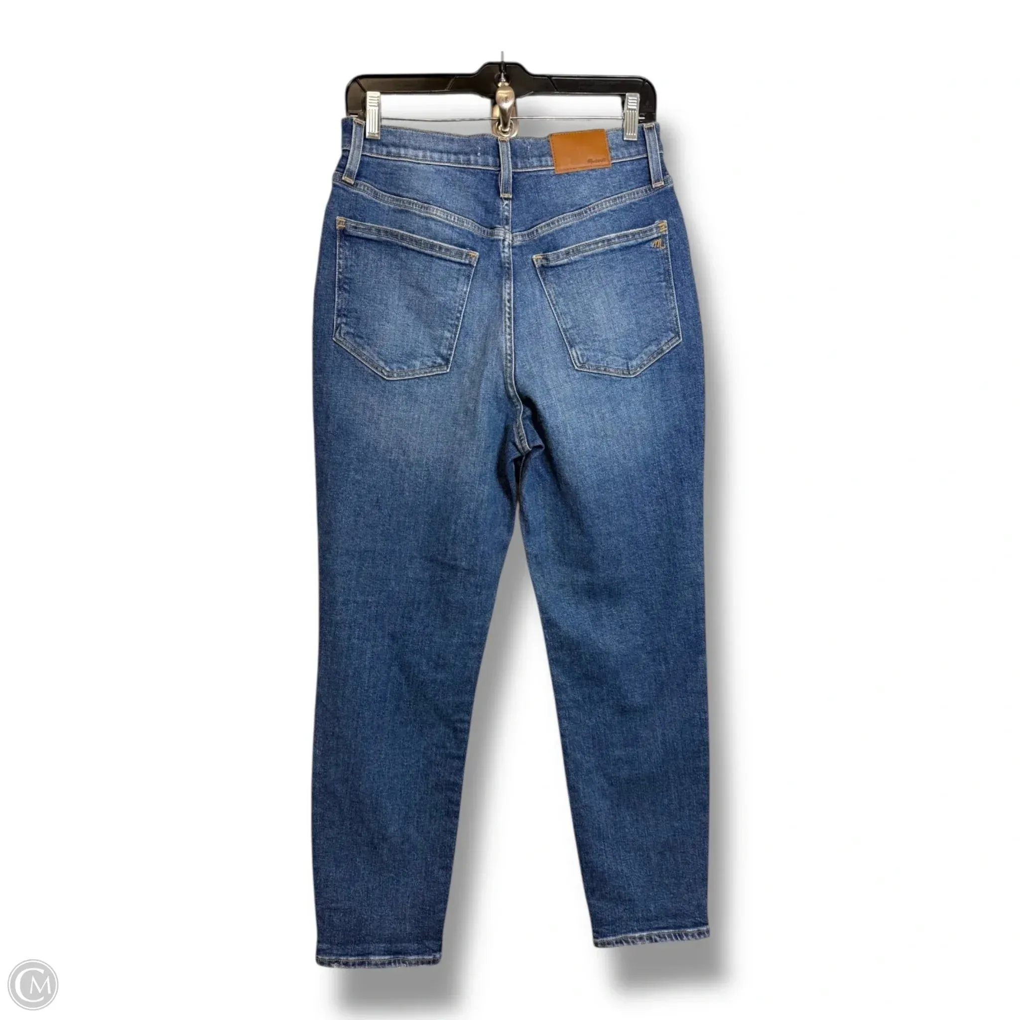 Mom Jeans Straight By Madewell In Blue Denim. Size: 4