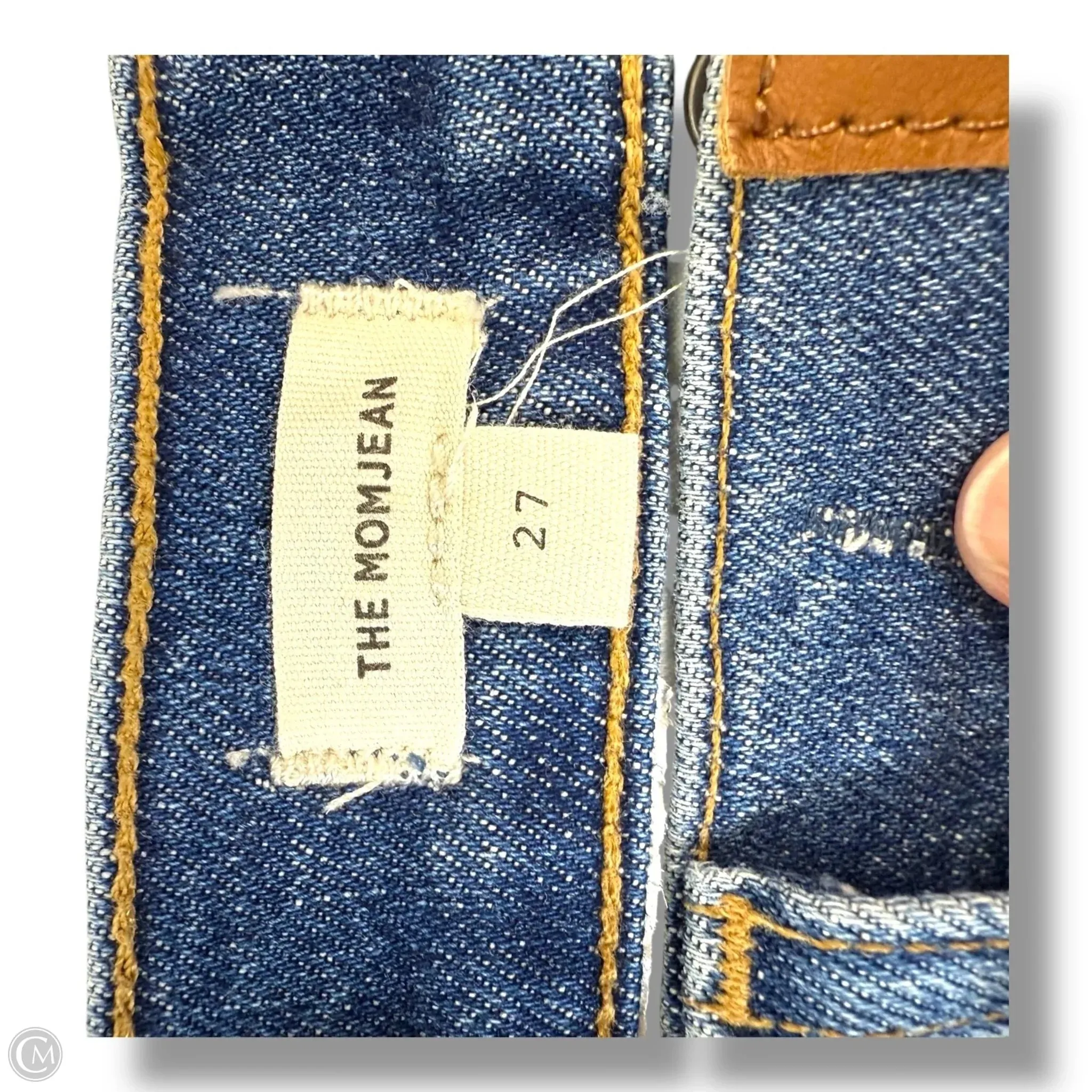 Mom Jeans Straight By Madewell In Blue Denim. Size: 4