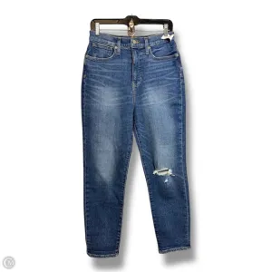 Mom Jeans Straight By Madewell In Blue Denim. Size: 4