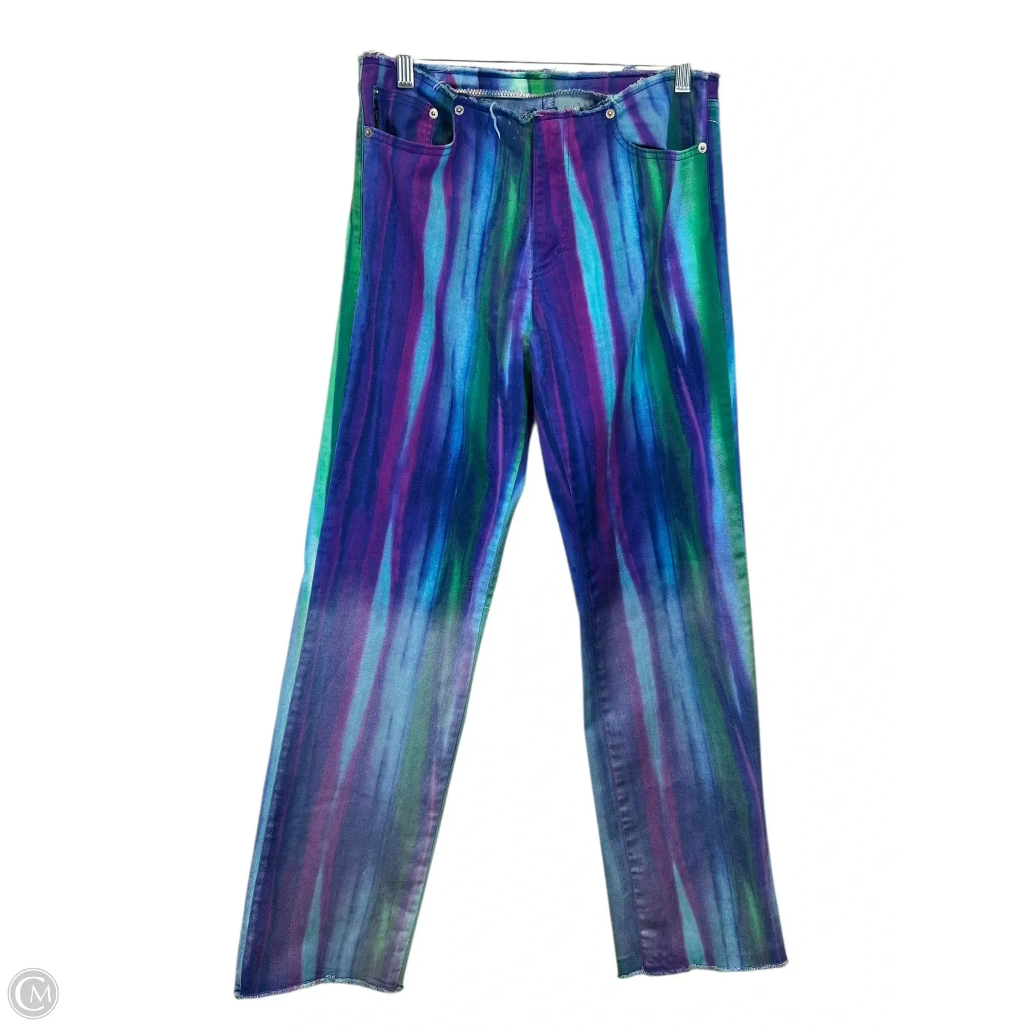 Pants Set 2pc By Ice Jeans In Blue & Purple. Size: M