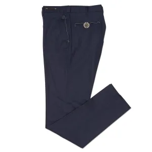 PT01 PANTALONI TORINO Blue Stretch Flannel HEPCAT Dress Pants NEW