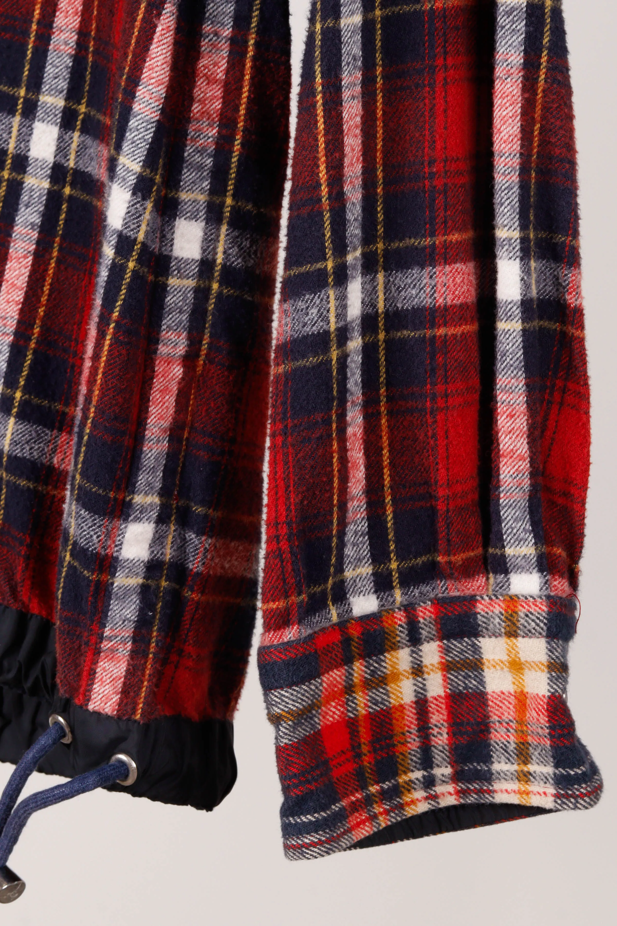 Sacai FW12 'Plaid Flannel' Coach Jacket Red (2012)